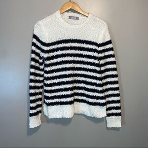 Marled Clothing Knit Striped sweater